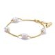 Thomas Sabo Arannyal bevont ezüst karkötő tenyésztett gyöngyökkel A2189-430-14-L19v