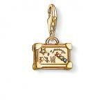Thomas Sabo Arany bőrönd charm 1763-996-7