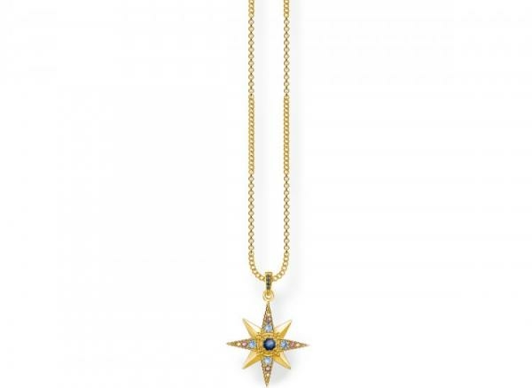 Thomas Sabo Arany királyi csillag nyaklánc SCKE150271