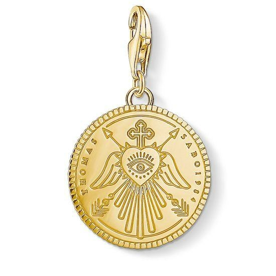 Thomas Sabo Arany lap charm szimbólumokkal 1705-413-39