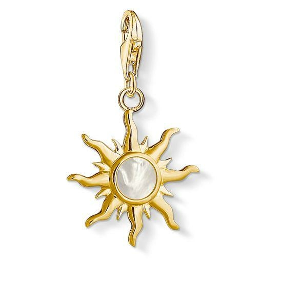 Thomas Sabo Arany nap charm gyöngyházzal 1534-429-14