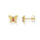 Thomas Sabo Arany pillangó fülbevaló színes kövekkel H2100-995-7