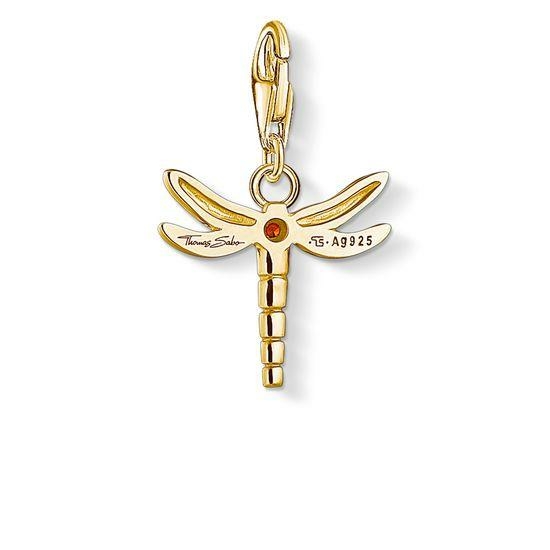 Thomas Sabo Arany szitakötő charm 1758-974-7