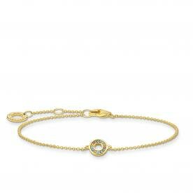 Thomas Sabo Aranyozot ezüst karkötő színes kövekkel A2000-488-7-L19