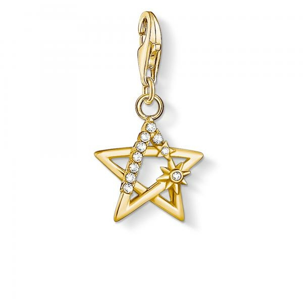 Thomas Sabo Aranyozott ezüst csillag charm cirkóniával 1851-414-14