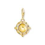Thomas Sabo Aranyozott ezüst forgó földgömb charm 1923-488-7