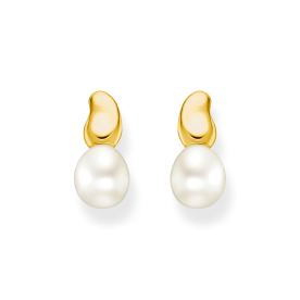 Thomas Sabo Aranyozott ezüst fülbevaló tenyésztett gyönggyel H2320-430-14