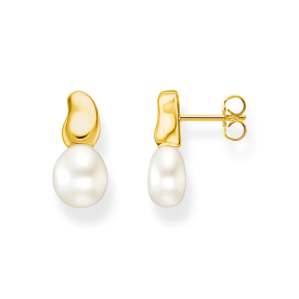 Thomas Sabo Aranyozott ezüst fülbevaló tenyésztett gyönggyel H2320-430-14