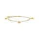 Thomas Sabo Aranyozott ezüst kagylós karkötő cirkóniával A2060-414-14-L19v