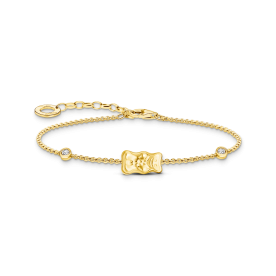 Thomas Sabo Aranyozott ezüst karkötő aranyozott Haribo gumi macival A2203-414-39-L19v
