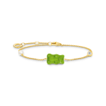 Thomas Sabo Aranyozott ezüst karkötő zöld Haribo gumi macival A2151-445-6-L19V