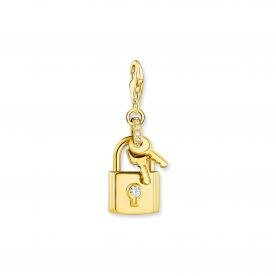 Thomas Sabo Aranyozott ezüst lakat charm kulccsal 1876-414-14