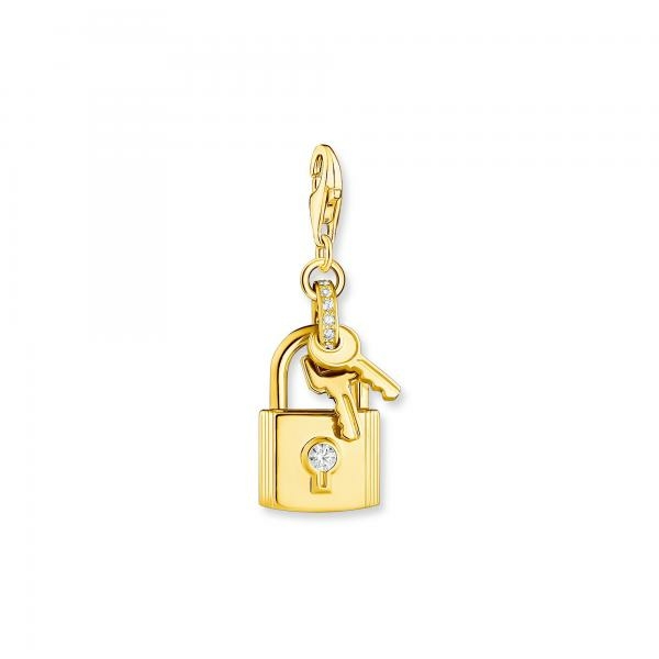 Thomas Sabo Aranyozott ezüst lakat charm kulccsal 1876-414-14