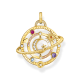 Thomas Sabo Aranyozott ezüst medál bolygó gyűrűvel PE953-776-7