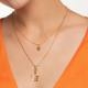 Thomas Sabo Aranyozott ezüst nyaklánc lóhere medállal KE2037-413-39-L45v