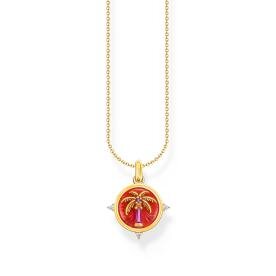 Thomas Sabo Aranyozott ezüst nyaklánc pálmafával KE2204-471-7-L45v