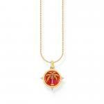 Thomas Sabo Aranyozott ezüst nyaklánc pálmafával KE2204-471-7-L45v