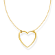 Thomas Sabo Aranyozott ezüst nyaklánc szív medállal KE2138-413-39-L45v
