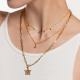Thomas Sabo Aranyozott ezüst pillangó charm cirkónia csillaggal 1853-414-14