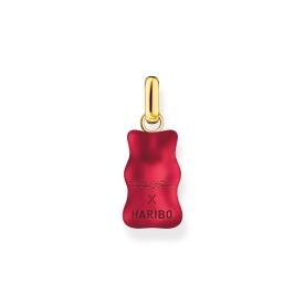 Thomas Sabo Aranyozott ezüst piros Haribo gumi maci medál PE967-414-10