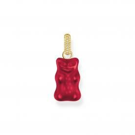 Thomas Sabo Aranyozott ezüst piros Haribo gumi maci medál PE967-414-10