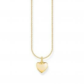 Thomas Sabo Aranyozott ezüst szív medál nyakláncon KE2234-413-39-L45v