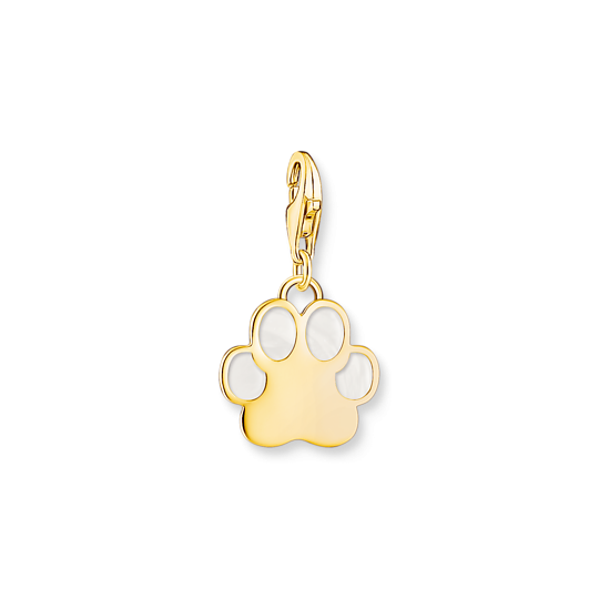 Thomas Sabo Aranyozott ezüst tappancs charm tűzzománccal 2014-427-39
