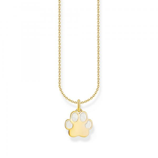 Thomas Sabo Aranyozott ezüst tappancs nyaklánc KE2266-427-14