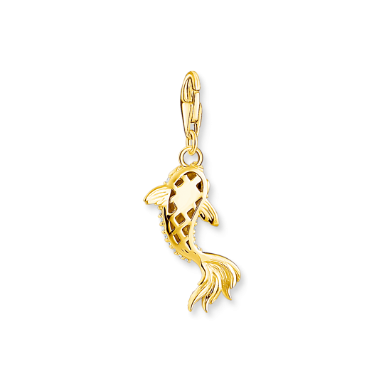 Thomas Sabo Aranyozott koi ponty ezüst charm 1888-414-7