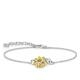 Thomas Sabo Aranyozott koronás ezüst karkötő A1982-849-14-L19v