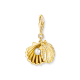 Thomas Sabo Aranyozott shell kagyló ezüst charm 1893-445-14