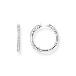 Thomas Sabo Áttetsző köves pávé karika ezüst fülbevaló CR673-051-14