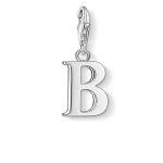Thomas Sabo B betű ezüst charm 0176-001-12