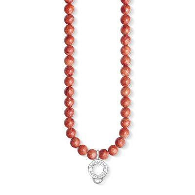 Thomas Sabo Bambusz korall charm nyaklánc X0236-015-10-L60