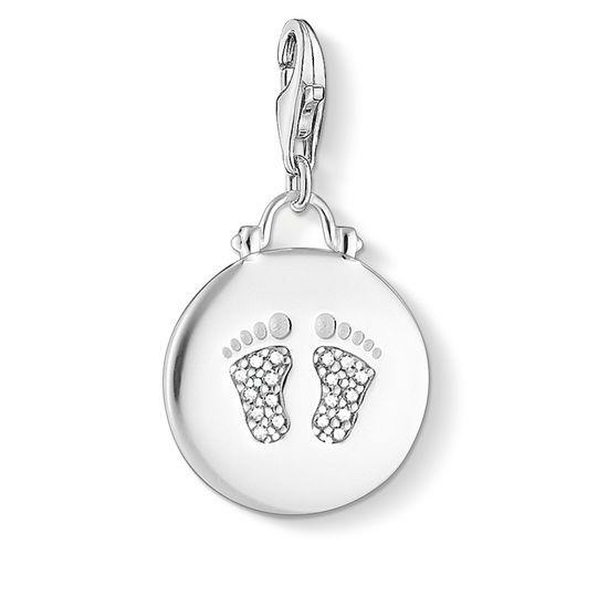 Thomas Sabo Bébi lábnyom ezüst charm 1692-051-14