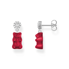 Thomas Sabo Bedugós ezüst fülbevaló piros Haribo gumi macival H2330-052-10