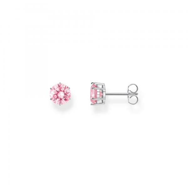 Thomas Sabo Bedugós ezüst fülbevaló rózsaszín cirkóniával H2300-051-9