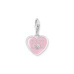 Thomas Sabo Best Mom rózsaszín tűzzománc ezüst charm 2021-007-9