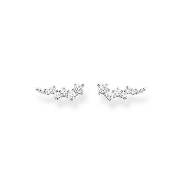 Thomas Sabo Bogyós beakasztós ezüst fülbevaló cirkóniával H2157-051-14