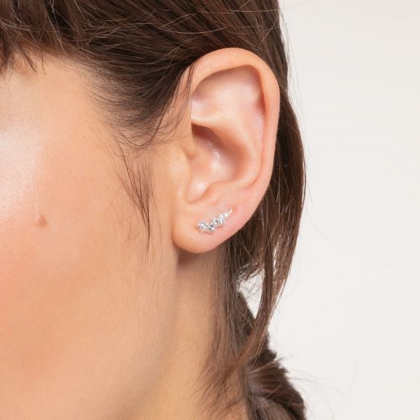 Thomas Sabo Bogyós beakasztós ezüst fülbevaló cirkóniával H2157-051-14