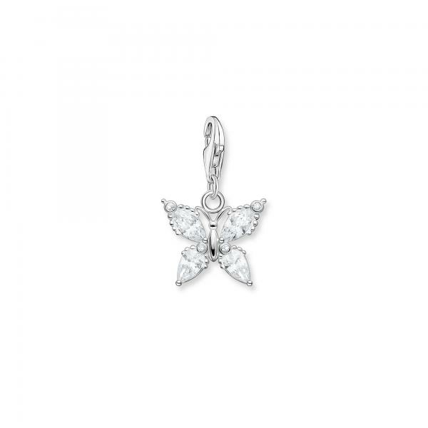 Thomas Sabo Cirkónia pillangó ezüst charm 1862-051-14