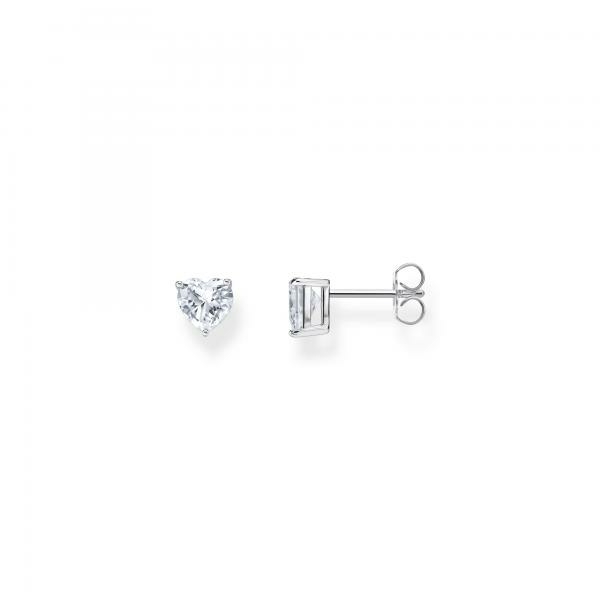 Thomas Sabo Cirkónia szív ezüst fülbevaló H2306-051-14