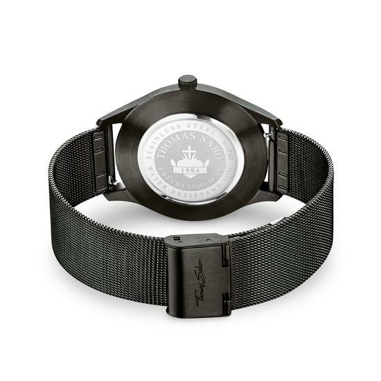 Thomas Sabo CODE TS unisex fekete óra WA0342-202-203-40