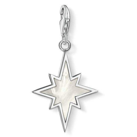 Thomas Sabo Csillag ezüst charm gyöngyházzal 1538-029-14