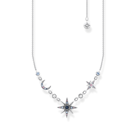 Thomas Sabo Csillagok és hold ezüst nyaklánc cirkóniával KE2119-945-7-L45V