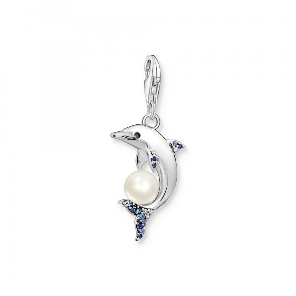 Thomas Sabo Delfin gyönggyel ezüst charm 1889-664-7