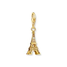 Thomas Sabo Eiffel torony aranyozott ezüst charm 2075-414-39