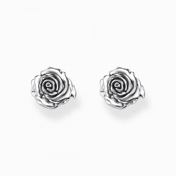 Thomas Sabo Éjféli rózsa ezüst fülbevaló H2323-637-21