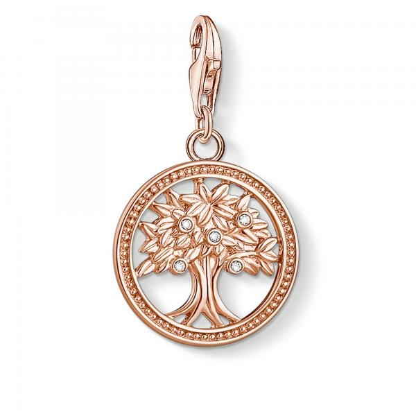 Thomas Sabo Élet fája rozé charm cirkóniával 1861-416-14