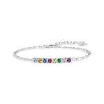 Thomas Sabo Ezüst állítható karkötő színes kövekkel SCA150333